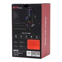 Marvo Podsvcen Stojan Na Sluchtka KOBE 30, 3x USB 2.0 HUB, ern