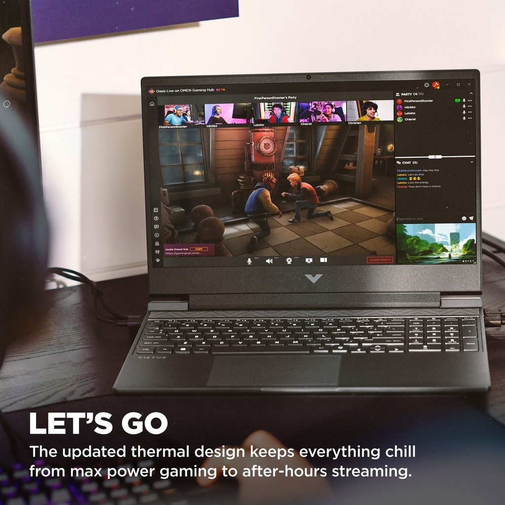 HP Victus 15.6' FHD 144Hz Gaming Laptop, Intel Core I5-13420H, NVIDIA GeForce RTX 3050, 8GB DDR4, 512GB SSD, Windows 11 Home