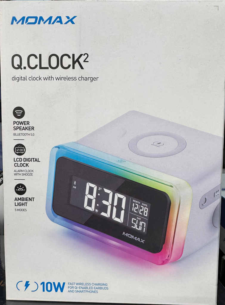 MoMax Q.clock 2 Alarm Speaker Bluetooth 