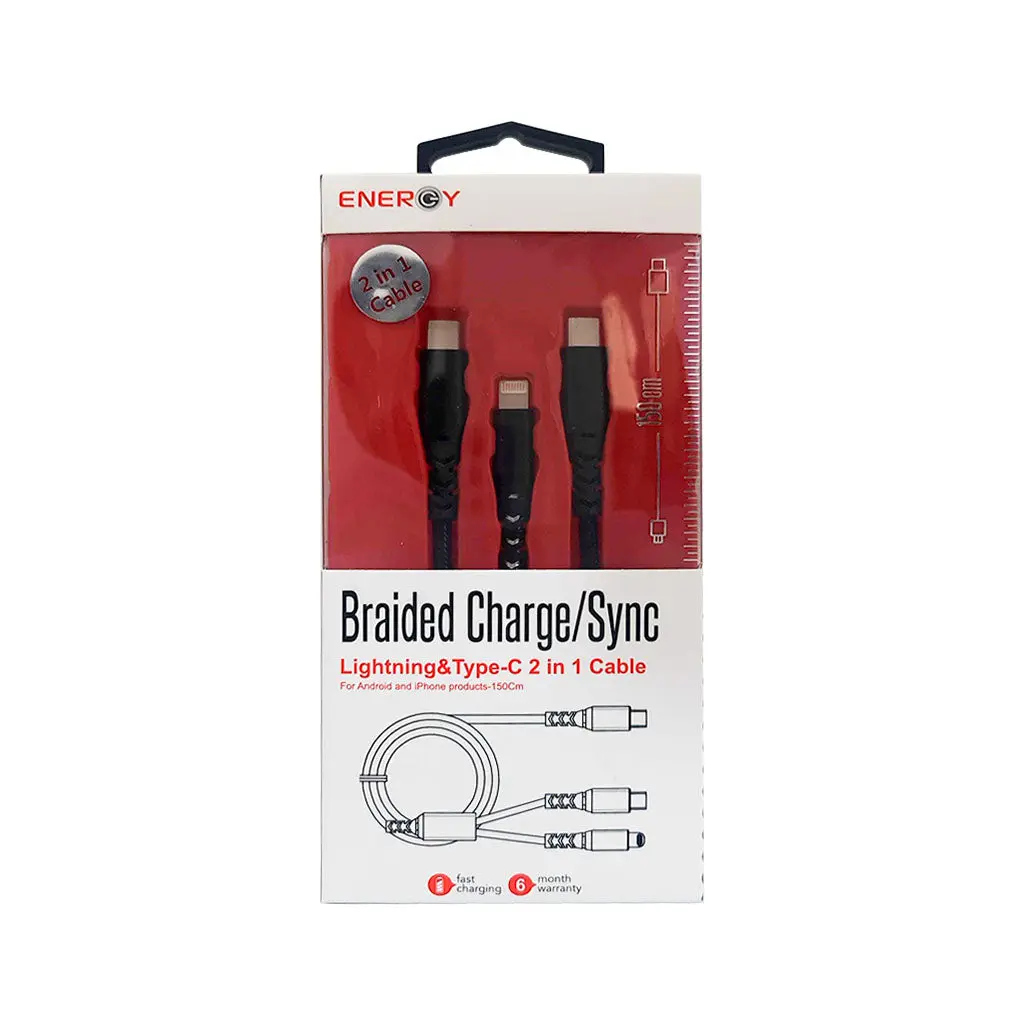 Energy 3 In 1 1.5M Cable 