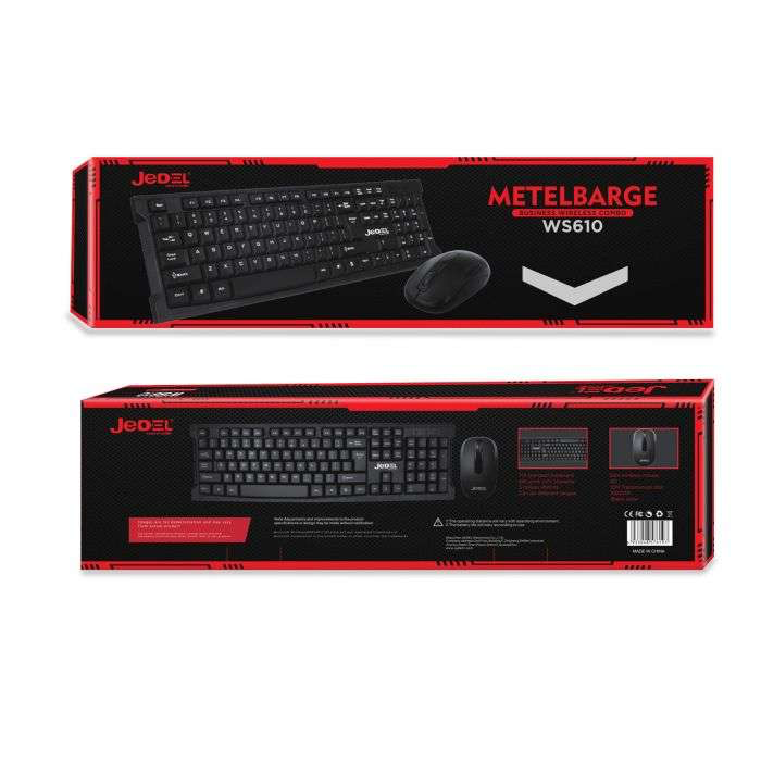 Jedel WS610 Wireless Keyboard And Mouse 