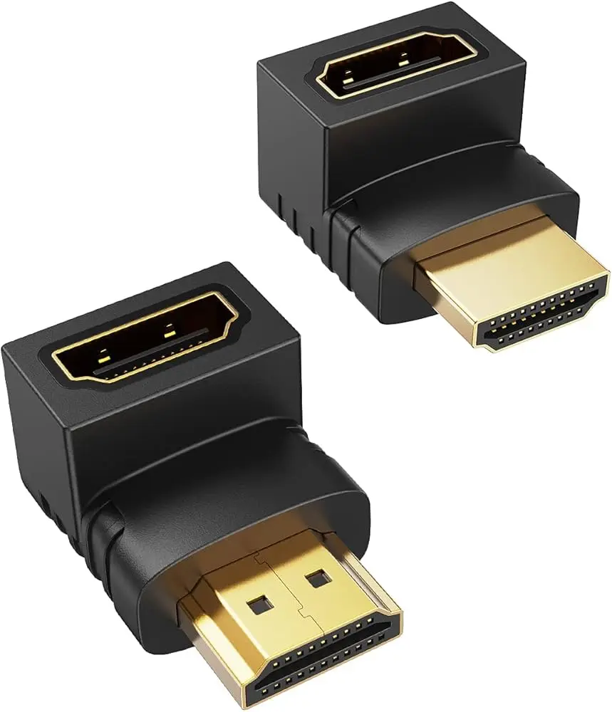 L Shape Hdmi Female To Hdmi Male Adapter 