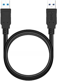 USB Cable Male To 2 USB Female 0.5 M