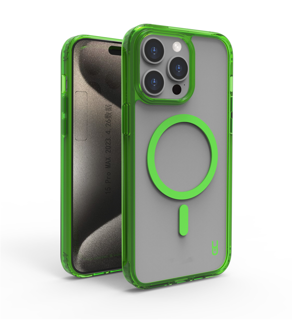 Grip Case Crystal MagSafe For iPhone 15 Pro Max 4