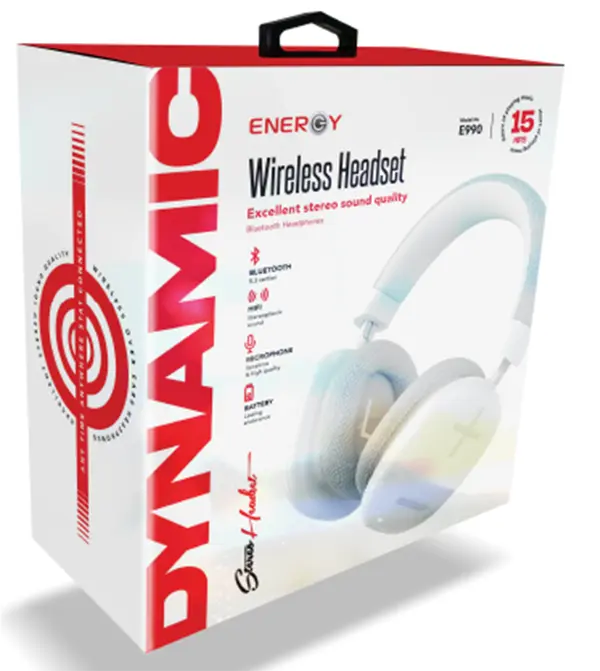 Energy Wireless Headset E990 White