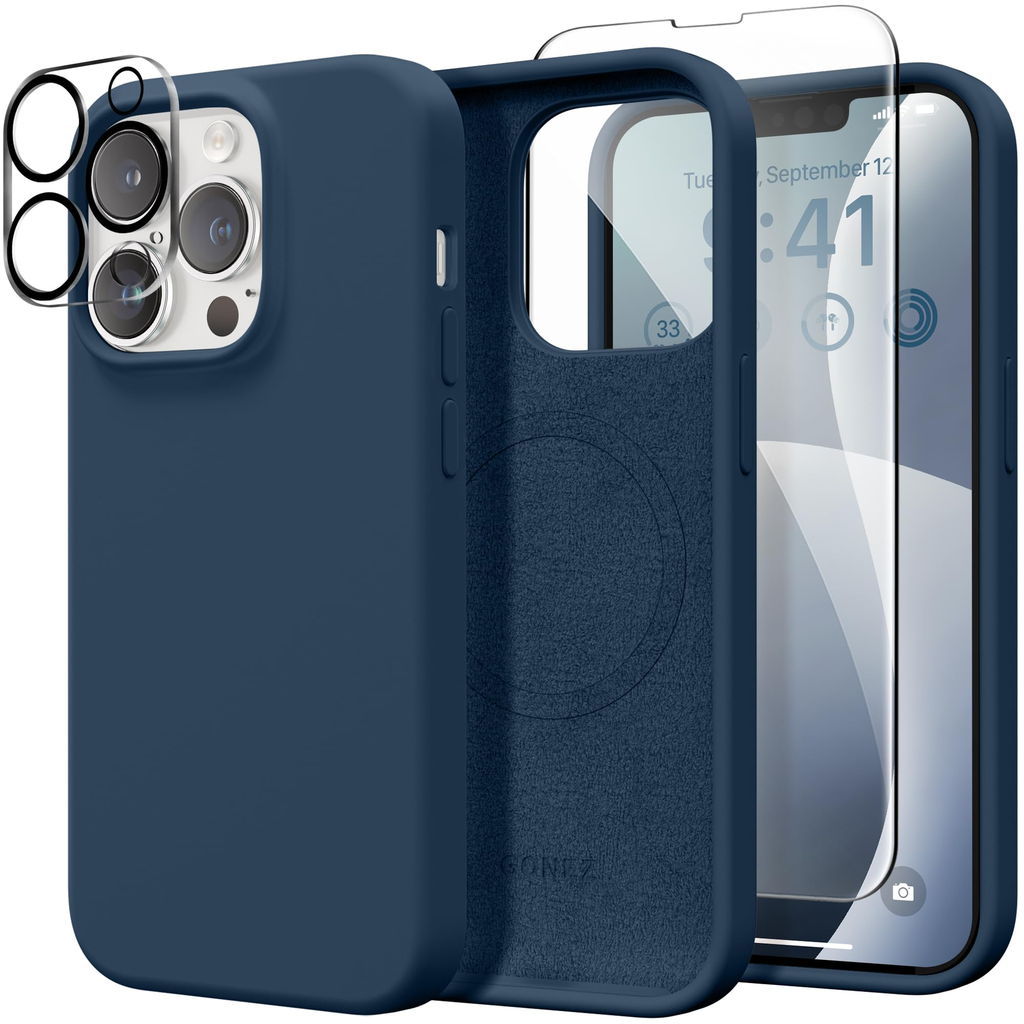 Cover Silicone Case With Screen Camera For iPhone 13 Pro Max