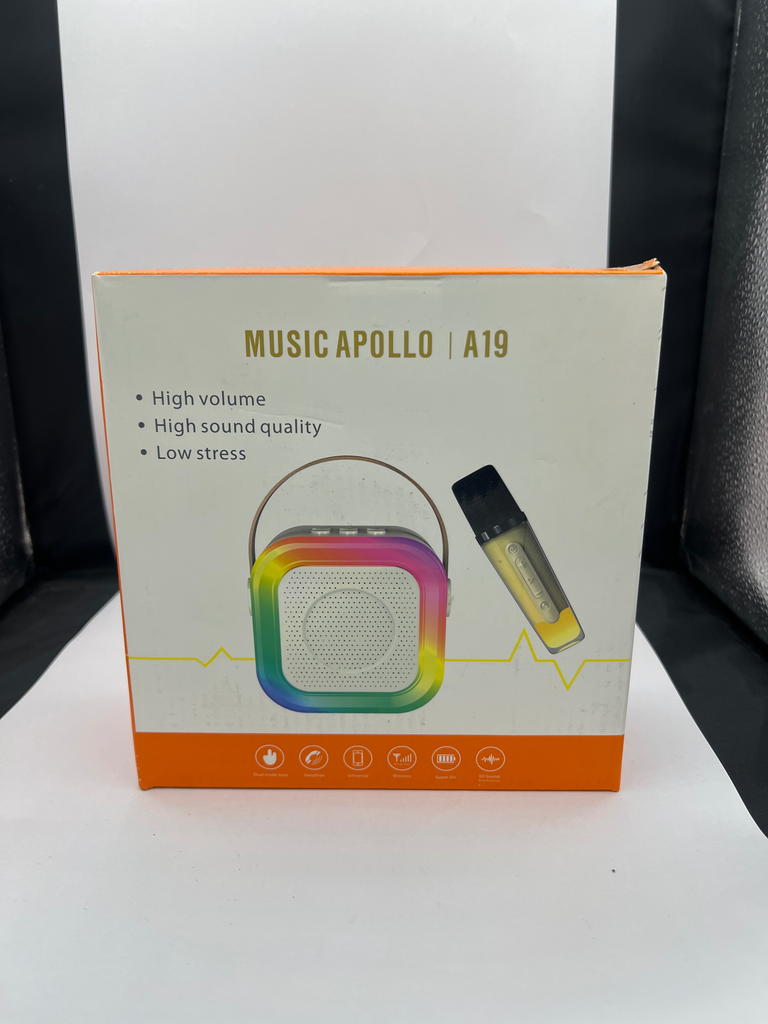 APOLO A19 Bluetooth Speaker Including Wireless Microphone 