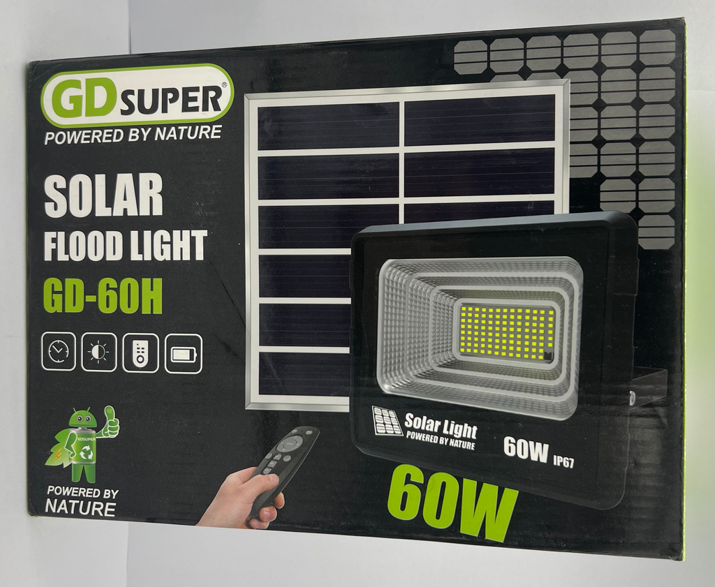 LED projector 60W rechargeable 5500MAH Including Remote Control GD 60H