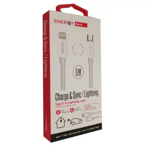 Energy Charge & Sync Usb To Lightning Cable 