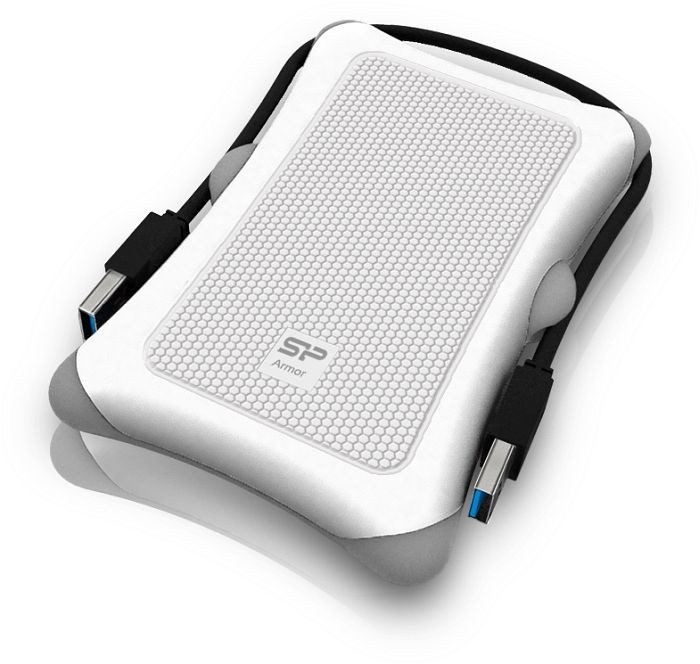 Silicon Power Armor A30 External Hard Drive 1000 GB White