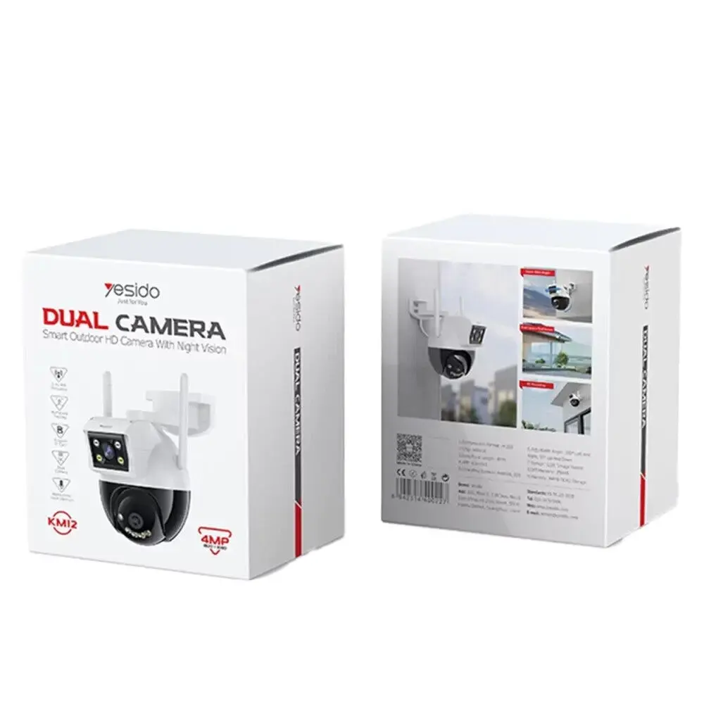 Yesido Dual Camera Smart Outdoor HD Camera With Night Vision