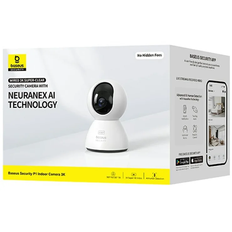 Baseus 3k Security Camera With Neuranex AI Technology