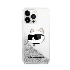 Karl Lagerfeld Liquid Silicone Back Cover iPhone 15 Pro Max Clear