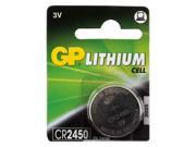 GP CR2450 - Lithium Battery  3 Volt  Coin Cell