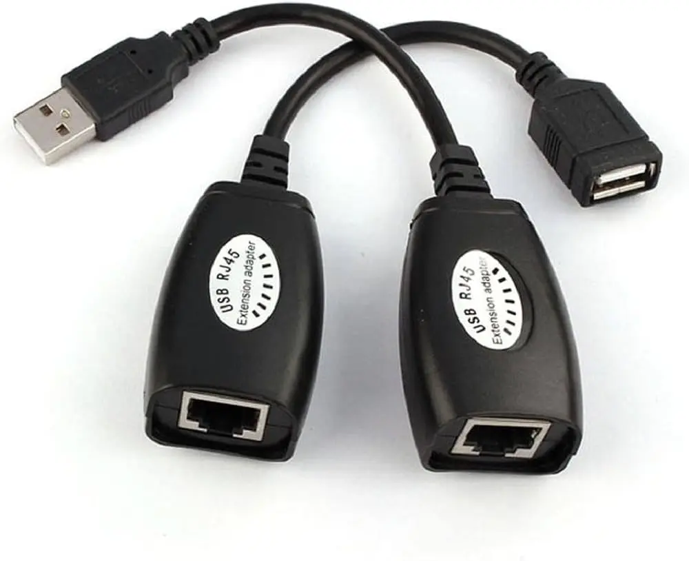 RJ45 USB Ethernet Extension Adabter 