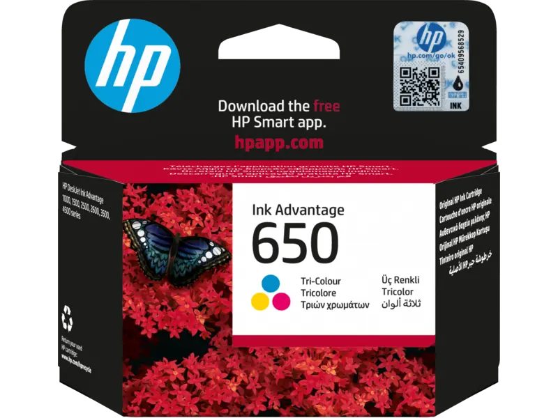 Hp 650 three colour Toner