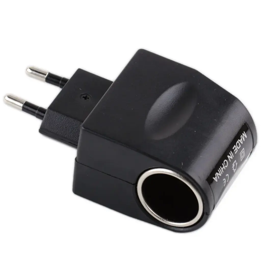 EU Plug AC Wall Power to DC Car Charger