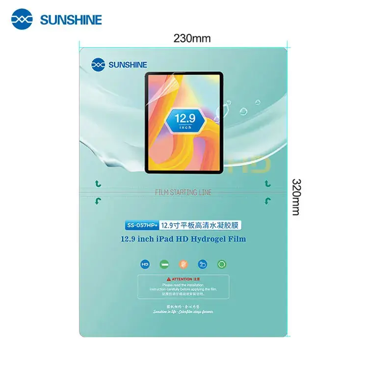Sunshine SS-057HP+ Flexible HD Hydrogel Film 320mm For 12.9″
