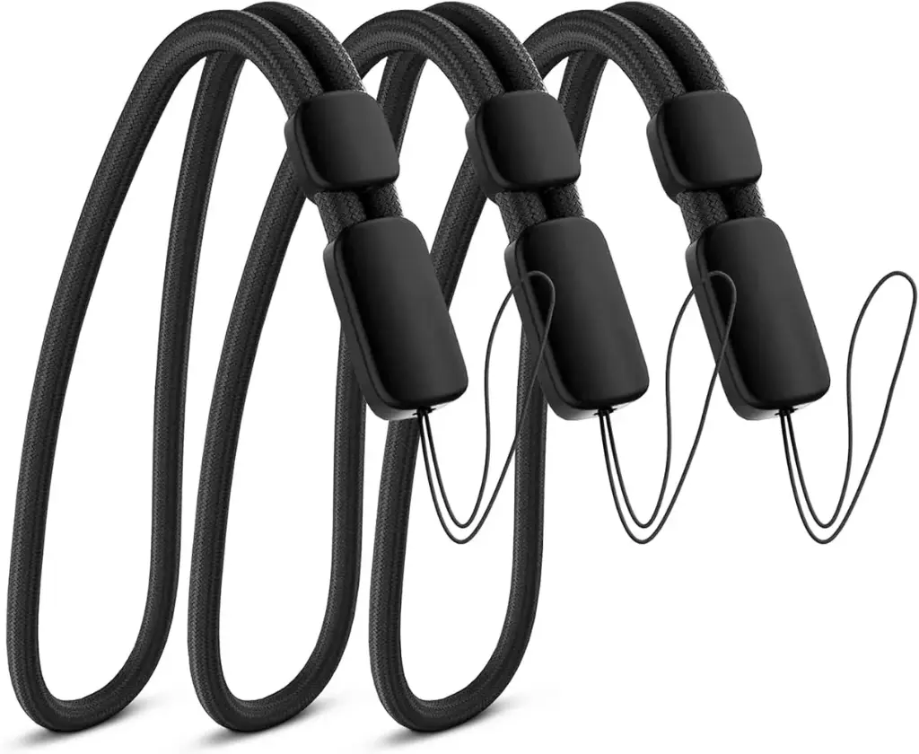 Empire Hand Wrist Strap Lanyard, 3 Pack Black..