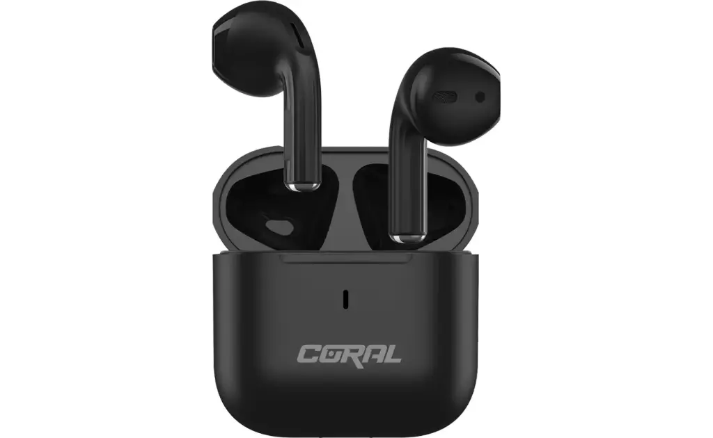 Coral Slim TWS Wireless Earphone Black 