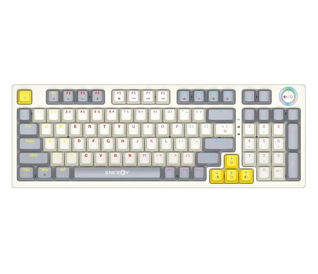 Energy Mechanical RGB Keyboard EG211 White