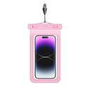 USAMS Waterdicht Telefoonhoesje Voor Telefoons Tot 7 Inch - Roze