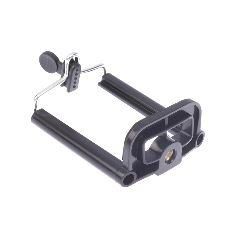 Black For Phone Holder Tripod Tripod Stand With 1/4 Inch Nut Screw Hole Selfie Stick Phone Clip Accessories