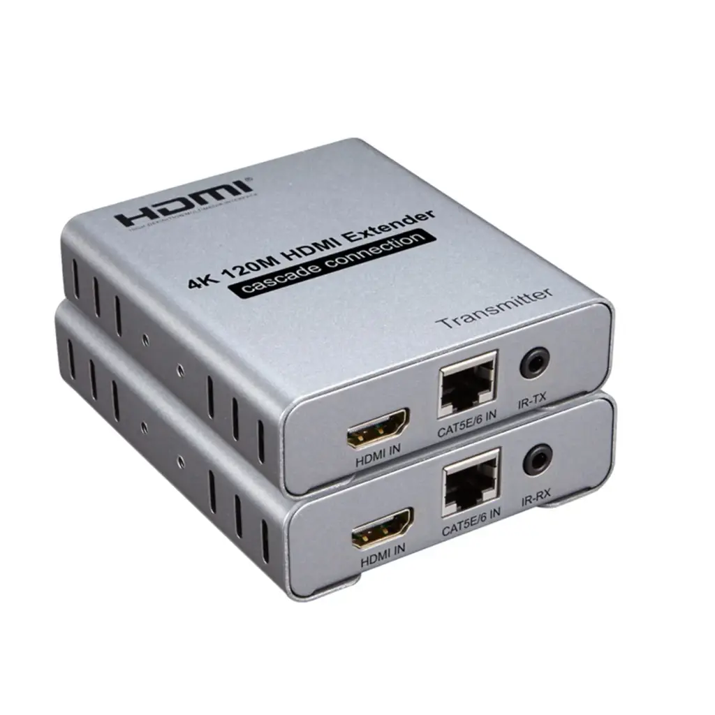 HDMI 4K 120M Extender By Lan Transmitter And Receiver