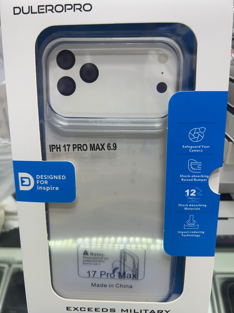 Dulero Pro Clear Premium IPhone 17 ProMax 