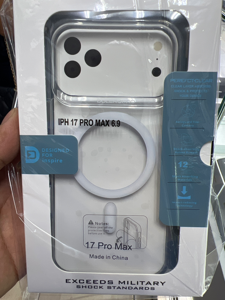 Dulero Pro Clear & MagSafe IPhone 17  ProMax 6.9
