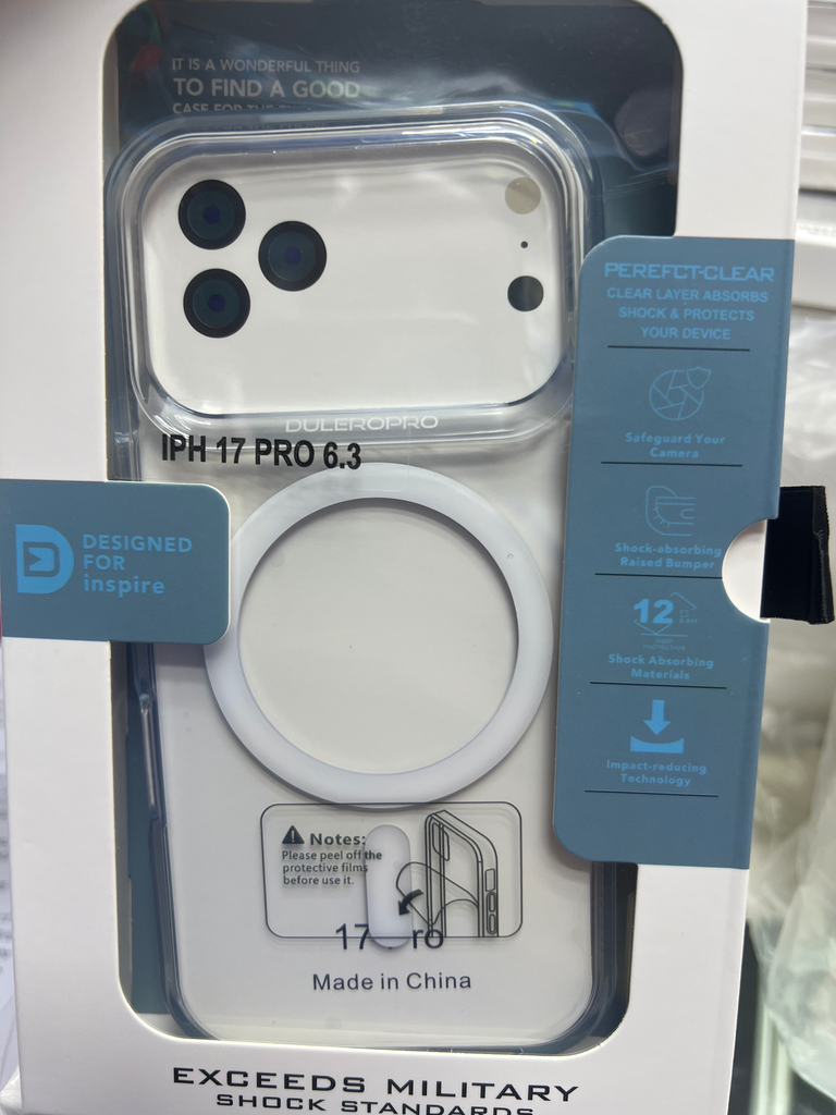 Dulero Pro Clear & MagSafe IPhone 17  Pro 6.3