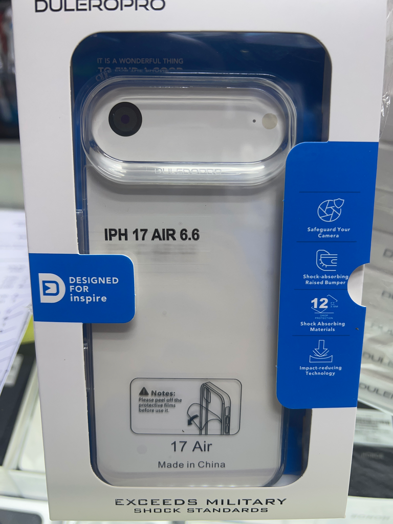DuleroPro Clear  IPhone 17 Air 6.6