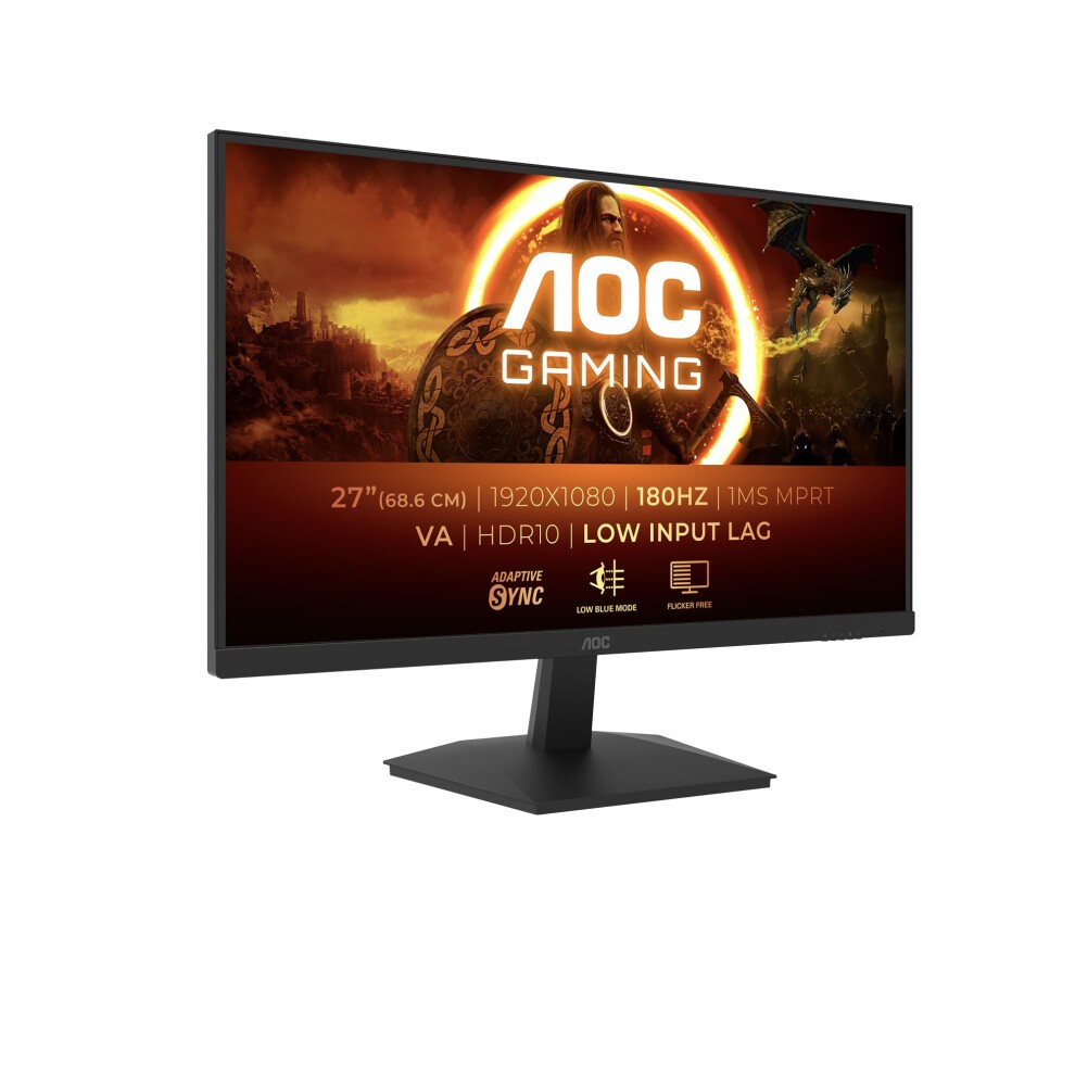 AOC Gaming 27G15N, 27-inch Full HD Monitor, 180 Hz, Fast VA, 1 Ms, Adaptive Sync, HDR10, Low Input Lag (1920x1080, HDMI 2.0, DisplayPort 1.4)