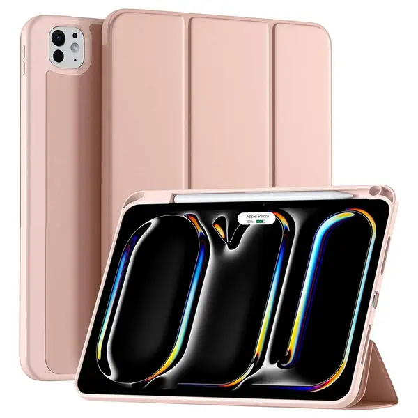 Dulero Cover Multiple Viewing & Typing Angels iPad Pro 11 2024 Pink