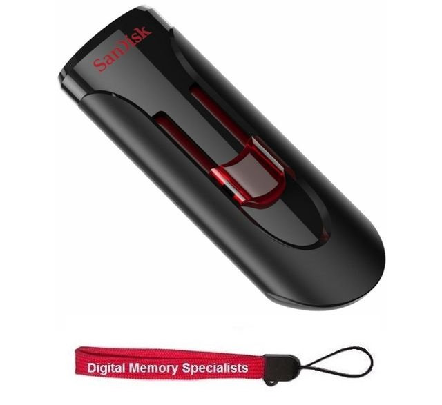 SanDisk Cruzer Glide 3.0 USB Flash Drive - 128GB - SDCZ600-128G-G35