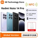 Xiaomi-Smartphone Redmi Note 14 Pro, Versin Global, 4G, NFC, Cmara Ia De 200MP, MediaTek, Helio Black