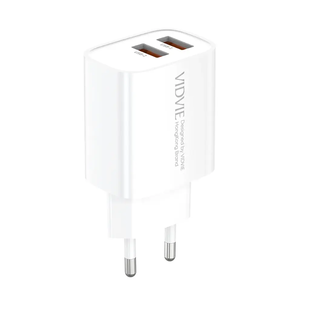 Vidvie Dual Fast Charger 2.4A PLE272