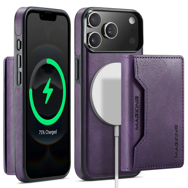 Cover 17 Pro Max GO22 With Wallet Magsefe