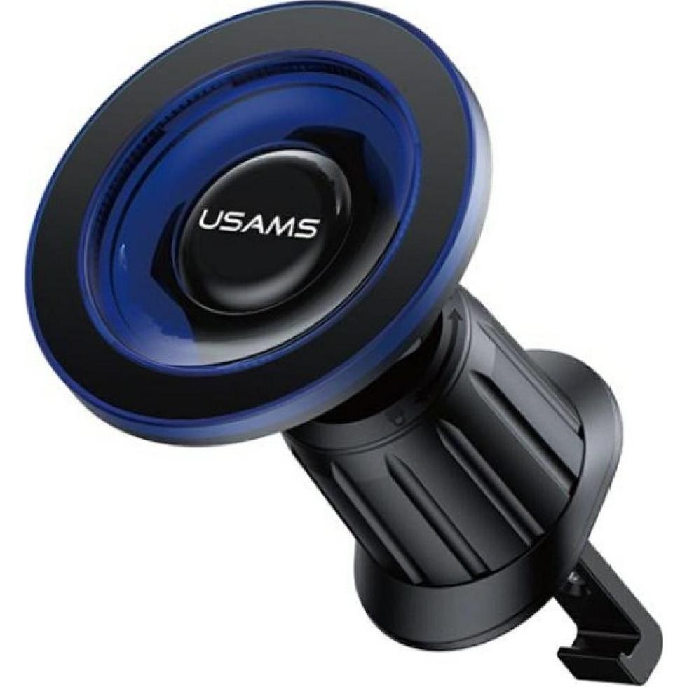 Usams Car Holder ZJ081 Magnetic for Air Vent BlueZapytaj ChatGPT, Supporto per Smartphone, Blu