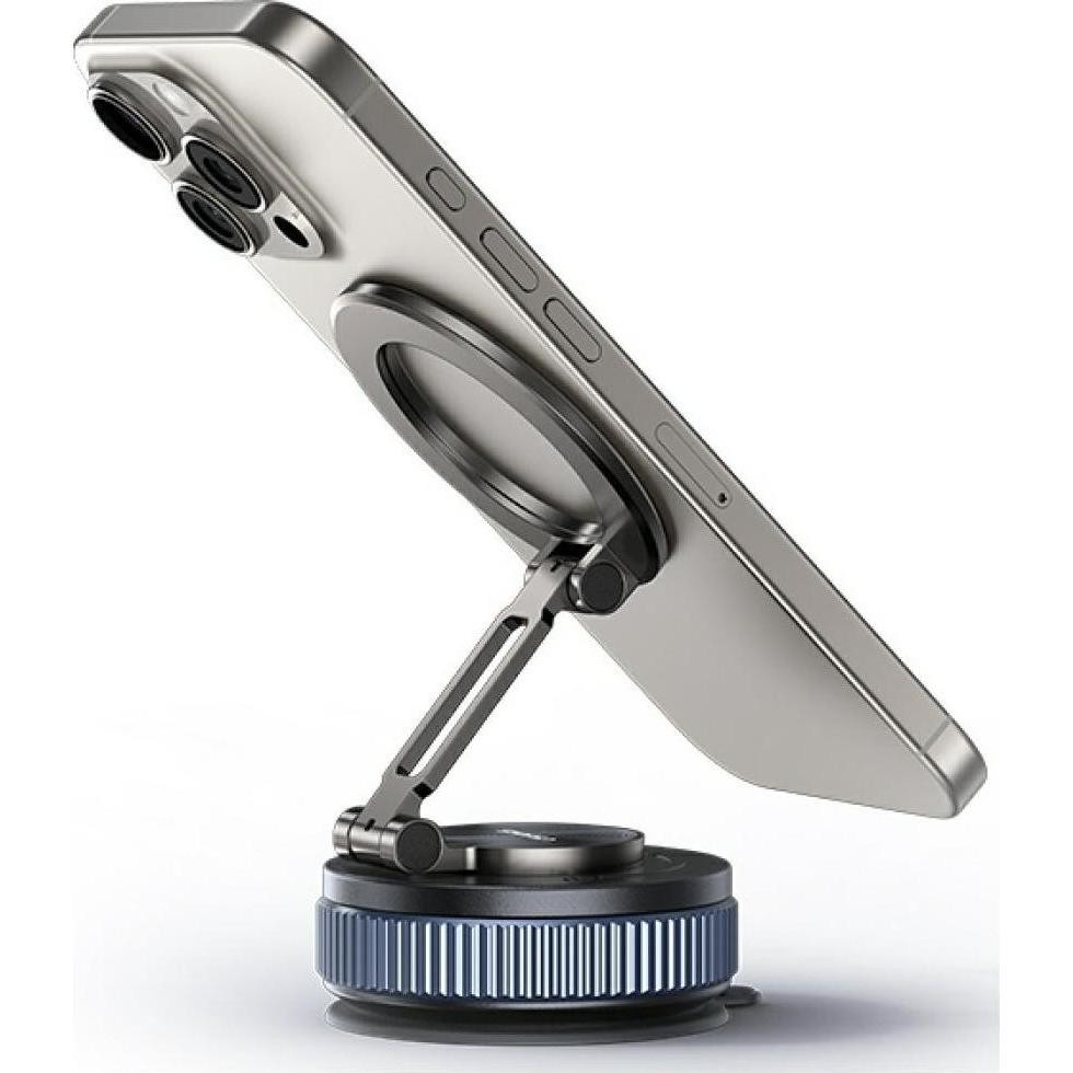 Usams ZJ084 Phone Holder Magnetic Tarnish, Supporto per Smartphone, Nero