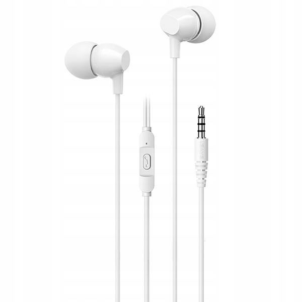 Usams Słuchawki Stereo EP-47 3.5mm Biały/white 1,2m HSEP4702 (US-SJ594)