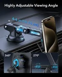 Gripqi CHU100 Qi2 Fast Wireless Charging Dash Camera Holder