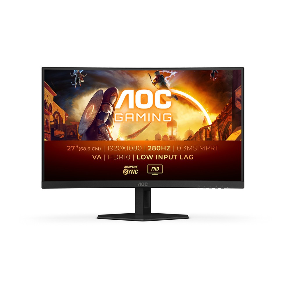 AOC G4 C27G4ZXE Computer Monitor 68.6 Cm (27") 1920 X 1080 Pixels Full HD LED Black 280 Hz