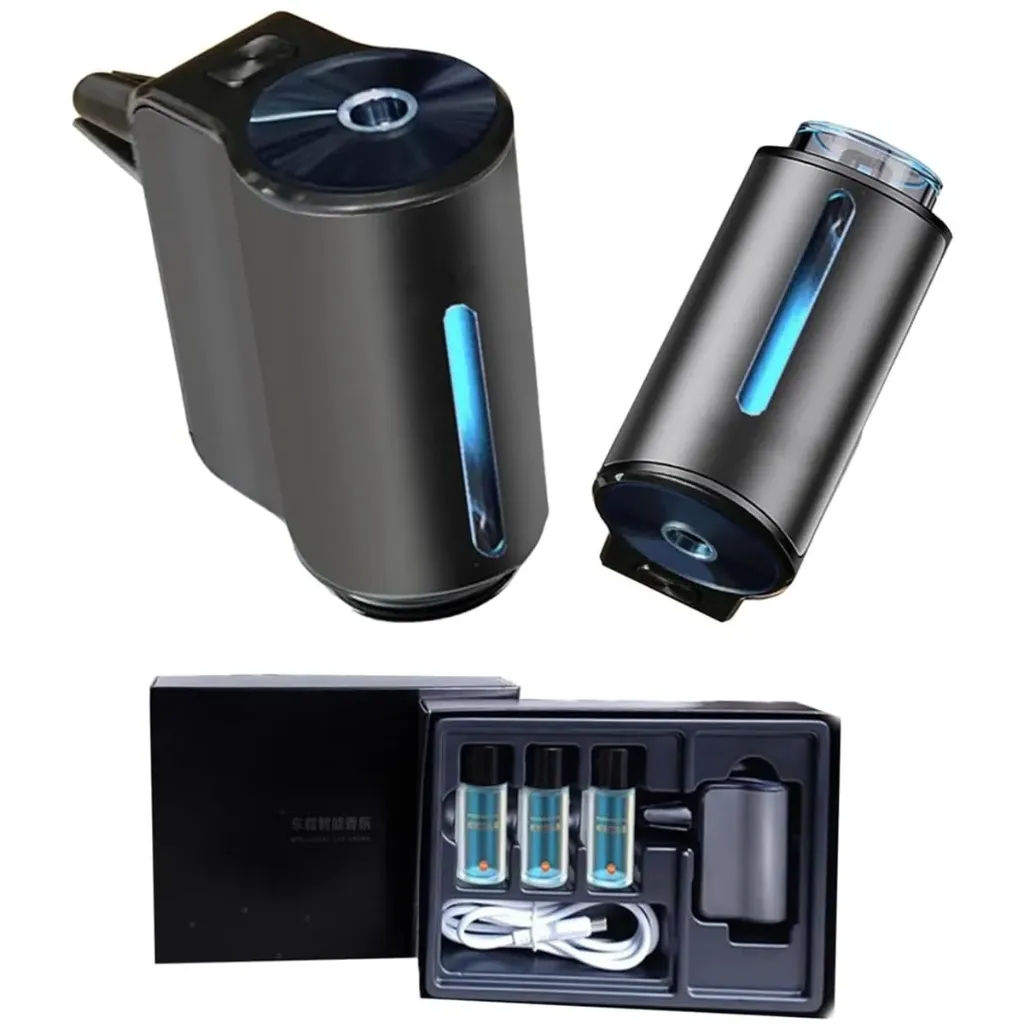 Smart Car Air Freshener, Intelligent Car Aroma, Car Air Freshener with 3 Bottle Freshener Perfume Fragrance (Ocean) : Automotive