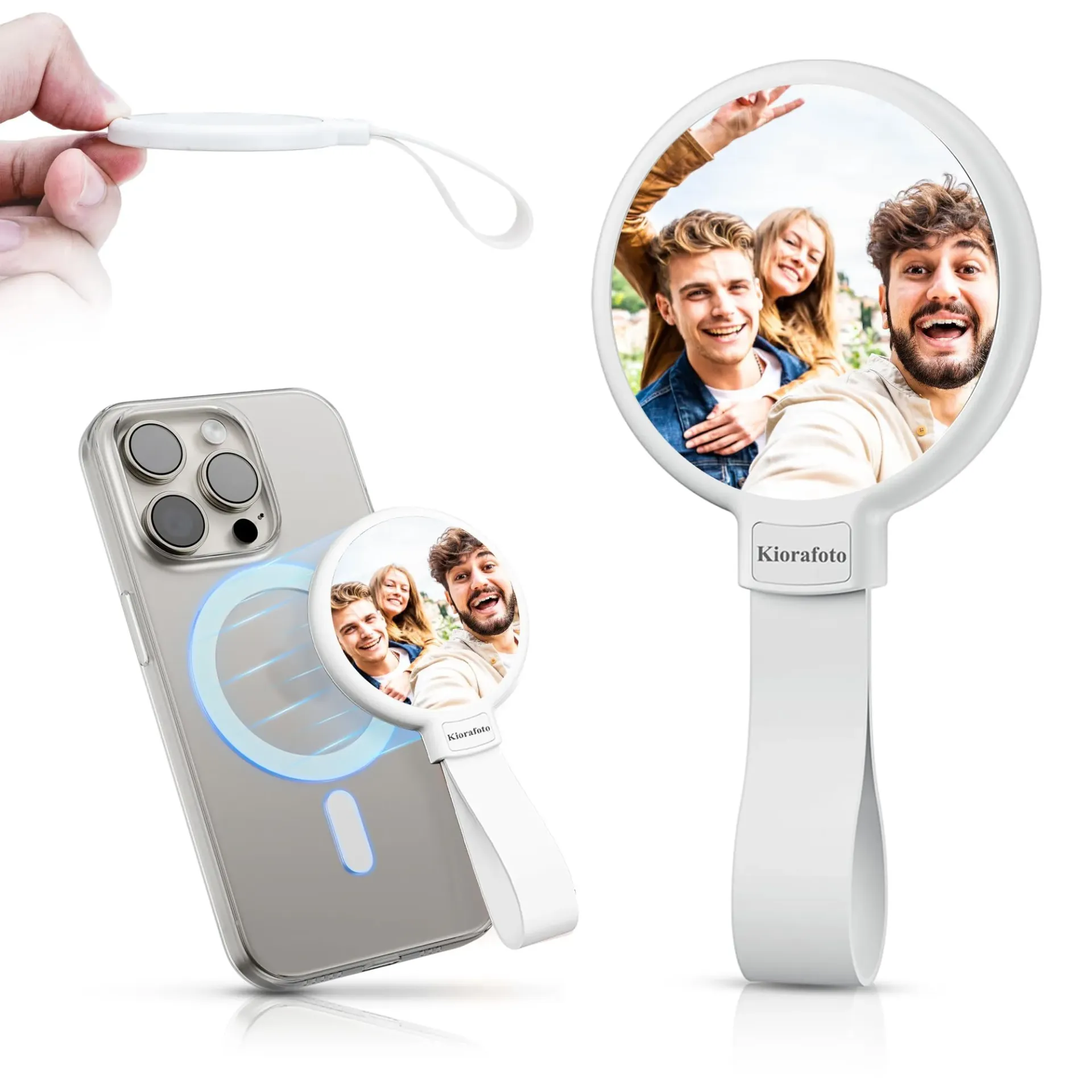 Magnetic Selfie Mirror Magsafe With Strass