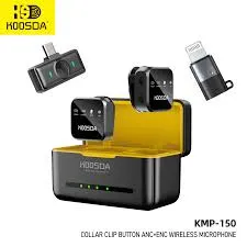 Koosda Enc Wireless Microphone One To Two