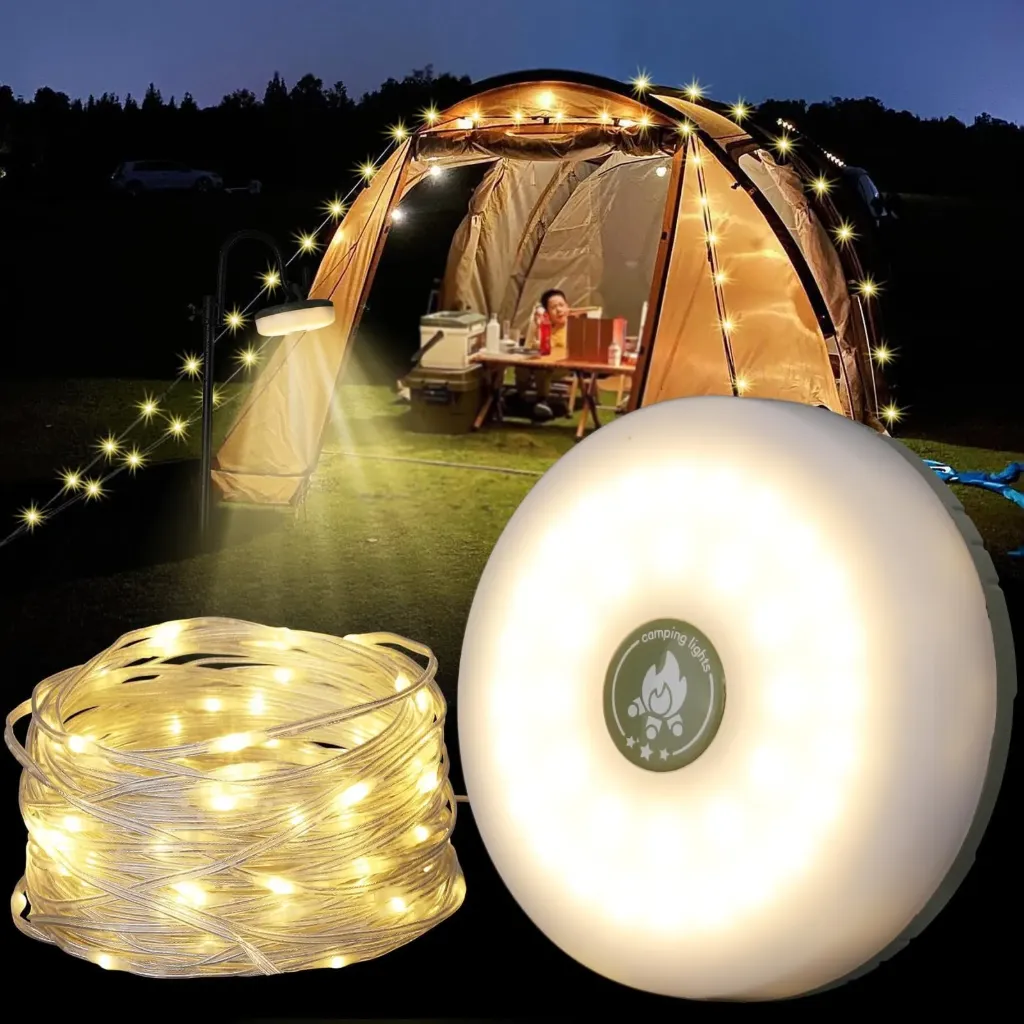 Camping Light String Light 8M Type-C Charging USB Output