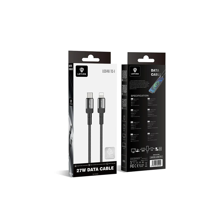 Lenyes LC546-I 27W Type-C To iPhone Data Cable