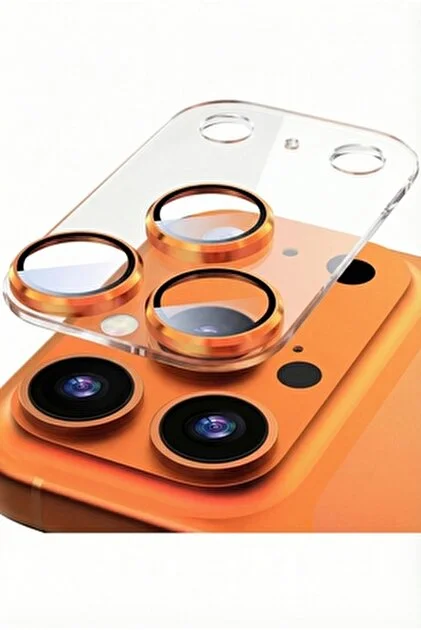 iCover 17 Pro Max Orange Lens Clear Frame