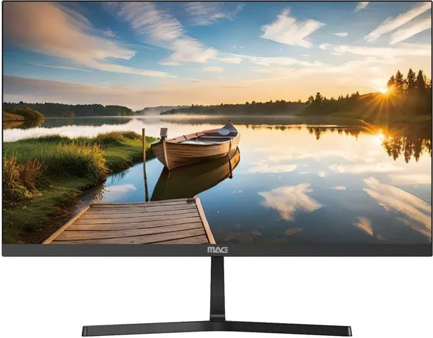 MAG - Mag Flat LED Computer Monitor 23.8" FHD IPS Screen 100Hz Refresh Rate - Built-in Speakers and Slim Design